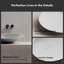 Lavabo vasque ovale blanc mat 21 "x 17" Monblari-126410542