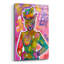 Art mural en verre Trinx «Foxy Dresser» par Dean Russo, ACR-50582-1896804560