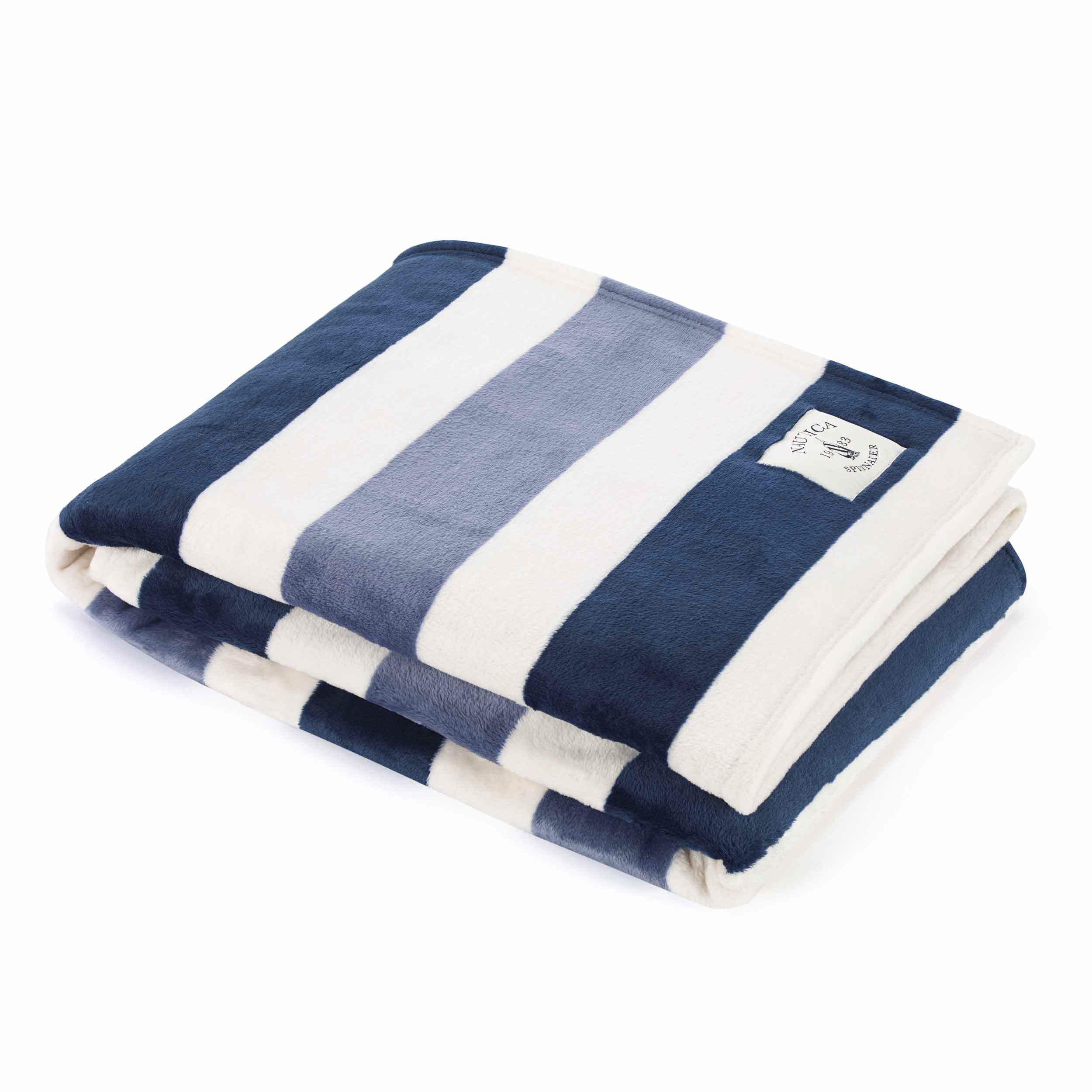Nautica Awning Stripe Ultra Soft Plush Throw Blanket & Reviews | Wayfair