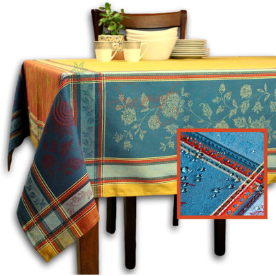 Nappe en coton jacquard français enduit de polyurétrafluoroéthylène