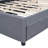 Upholstered Platform Bed with 2 Drawers and 1 Trundle, Classic Headboard Design-1223924941-1223924937