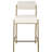 Carly Boucle Fabric & Faux Leather Counter Stool-275486410