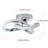 1-Chromium colored dimmable LED ceiling light