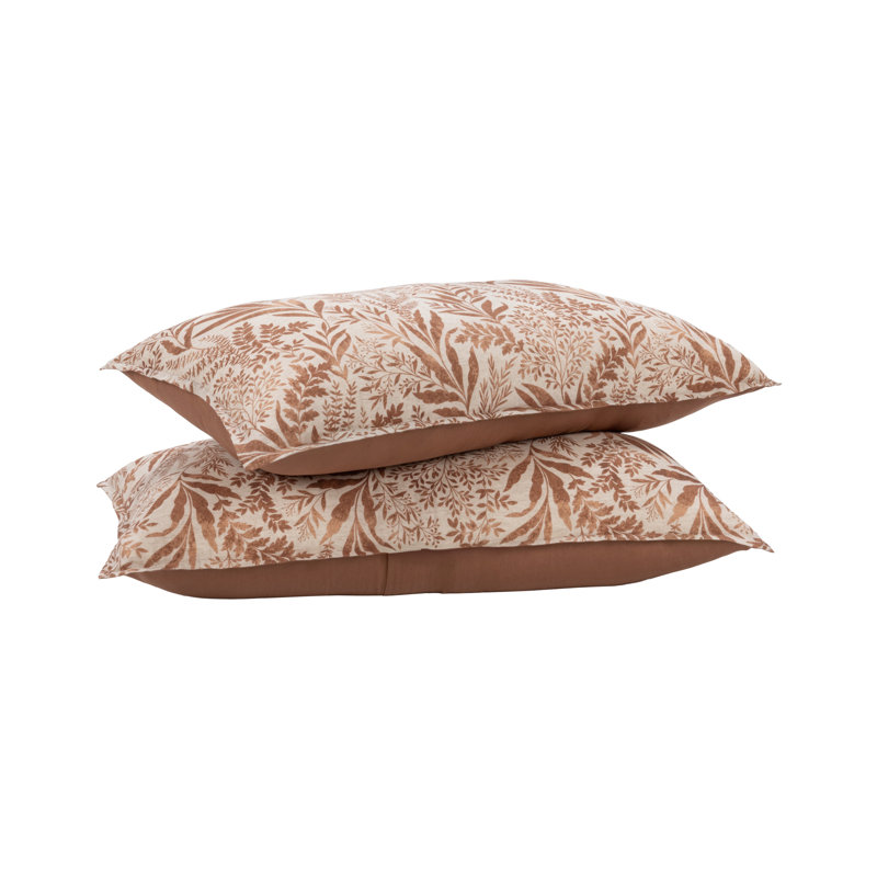 Couvre-oreillers en mélange de lin Mulberry