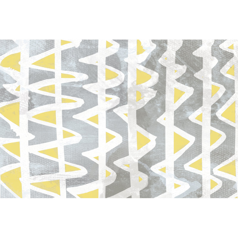 Yellow Abstract Gallery 2 - Wrapped Canvas Art Prints, 61cm H x 91cm W