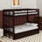 Twin Over Twin Pull-Out Bunk Bed With Trundle-1660907907