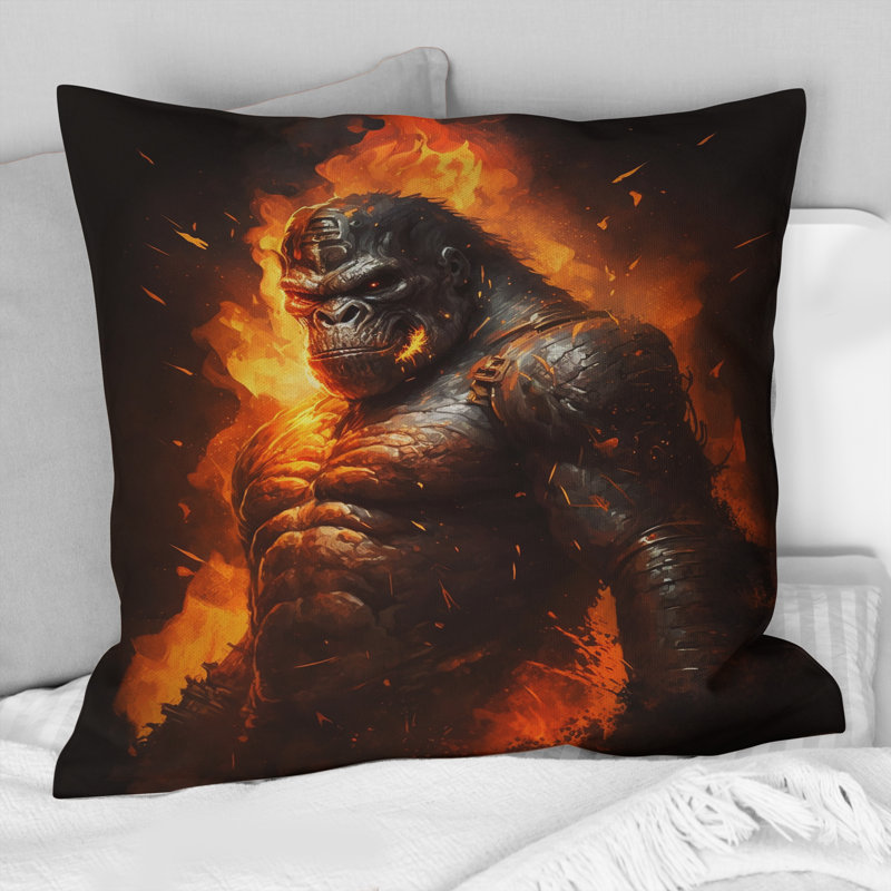 Coussin Gorilla Fireball