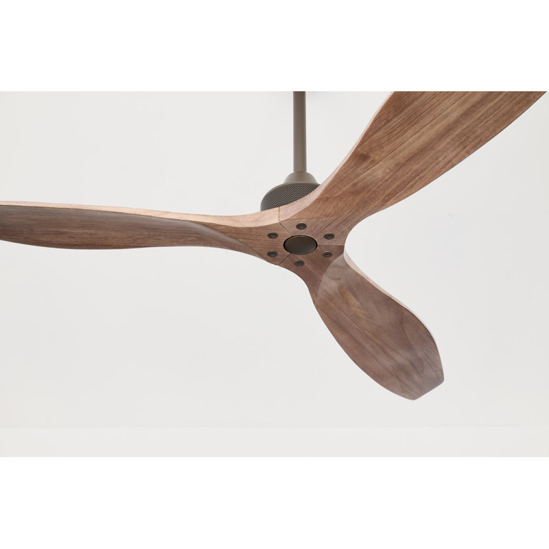 Hexanova Smart Ceiling Fan, 60", Bronze with Warm Weathered Blades