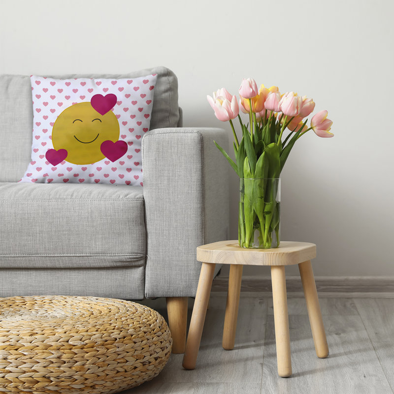 Reversible Throw Pillow, 20" H x 20" W