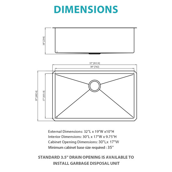 Dimensions du produit