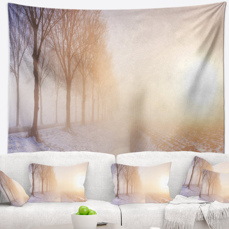 Tapisserie paysage paysage polder, H 78 po x l 92 po