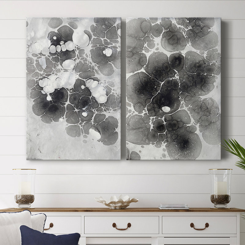 Marble XIII - Toile tendue avec châssis de qualité supérieure - Prêt à accrocher, H 18 po x l 24 po