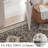 Washable Hallway Runner Rug - Hallway Rugs with Non Slip Backing Vintage Distressed Mats Soft Kitchen Carpets Extra Long Room Floor Carpet for Living Room Dining Room Bedroom (Black)-1736821994