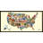 'Across America' Art Collage Wall Art Under Glass