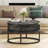 Rothwell 31.5"W Lift Top Extendable Round Frame Coffee Table with Storage-378551254-378551252