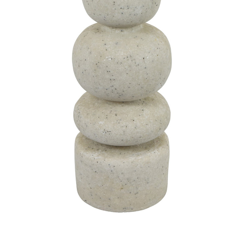 Porte-bougie Josi, 18 po, 18" H x 5" W x 5.25" D, White