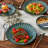 vancasso 16-Piece Petal Ceramic Dinnerware Set for 4, Stackable, Microwave & Dishwasher Safe-135150890