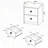Carnahan 2-Drawer Nightstand Led Lights And Usb-852696579