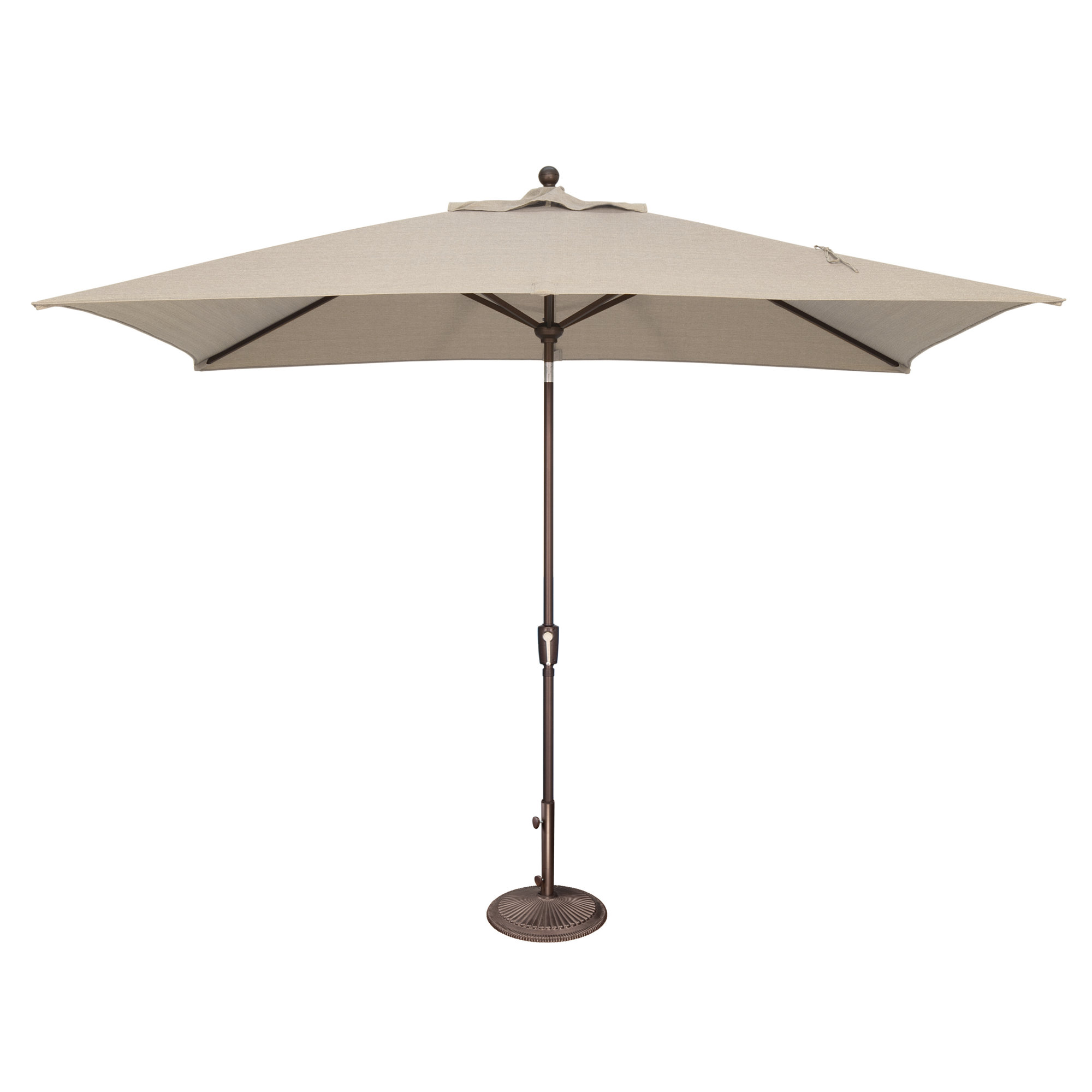 Launceston 78'' Outdoor Umbrella, Antique Beige Sunbrella® Canvas, Bronze