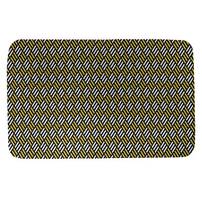 Tapis pour salle de bain diamants Kitterman