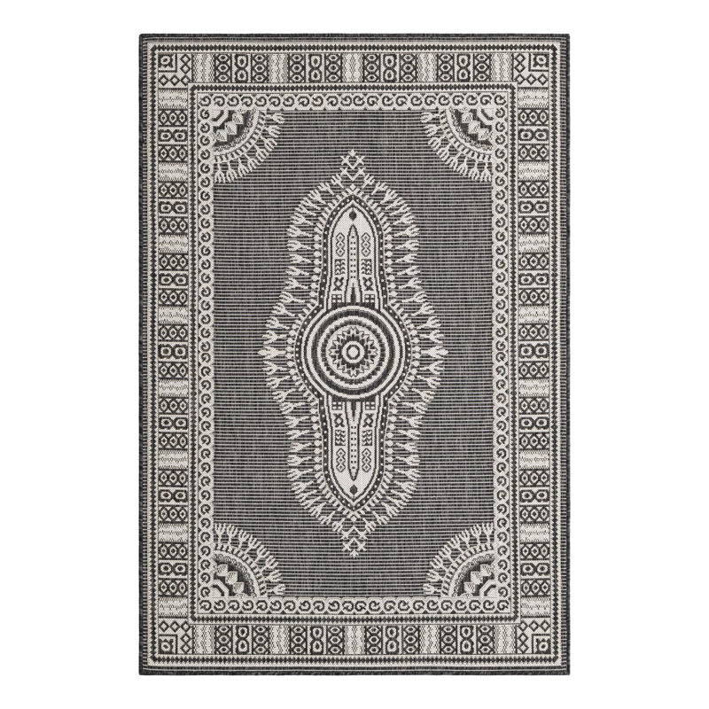 Indoor/Outdoor Traditional Area Rug, Rectangle 4'1" x 6'1"