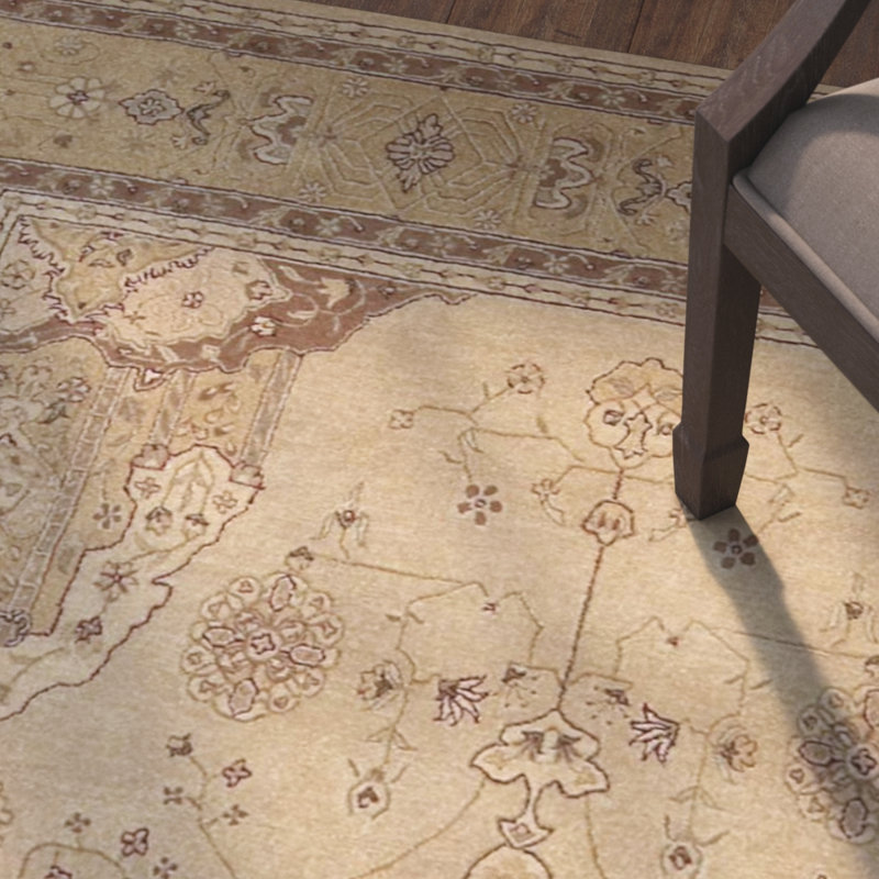 Lundeen Wool Oriental Indoor Rug, Rectangle 5'6" x 8'6"