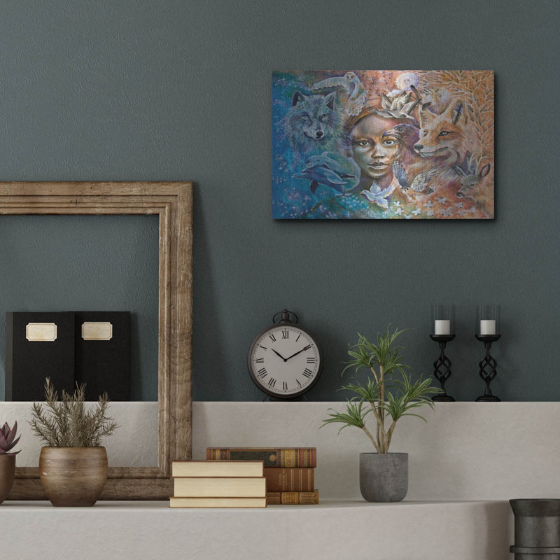  'Wild Imagination' by Verena Wild Metal Wall Art, 16" x 12"