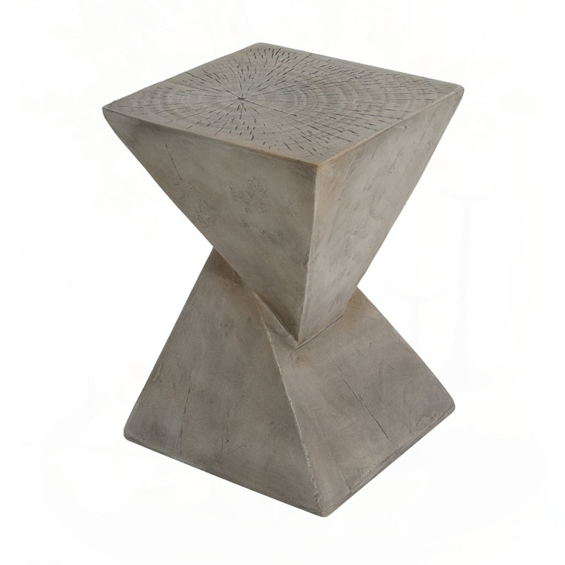 Modern Side Table – Stylish End Table, Light Gray