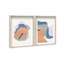 Together Set Shadowbox Abstract Print by Oliver Gal, Black Frame, 10 x 15-1964173691-1964173683