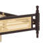 Base de lit en bois avec tête de lit en rotin-184032122-184032120