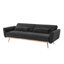 Doe 3 Seater Velvet Sofa Bed-1429736230