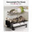 2 Tier Large Stainless Steel Dish Drying Rack with Drain Board, Space Saving, Rust Proof Metal, Automatic Drainage Drainer for Kitchen Counter, (Silver)