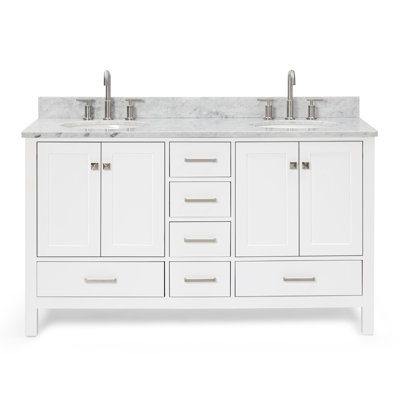 Ensemble de meuble-lavabo double 61 po Flynt