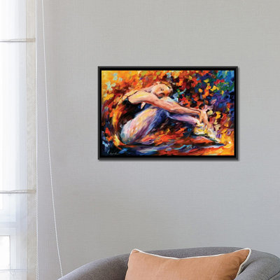 « resting ballerine », art mural sur toile tendue