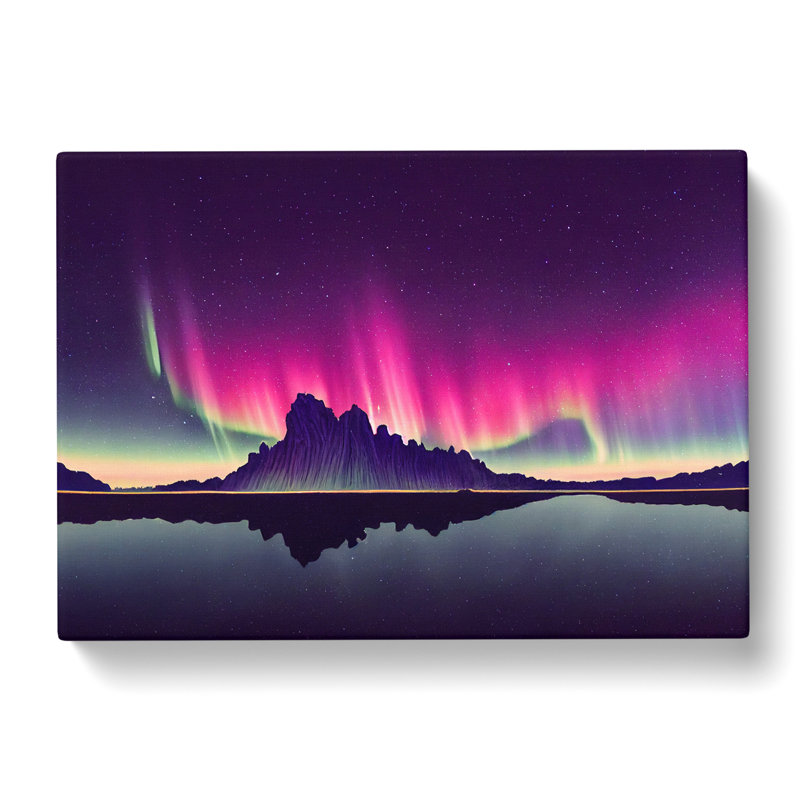 The Grand Northern Lights - Wrapped Canvas, 35cm H x 50cm W x 3cm D