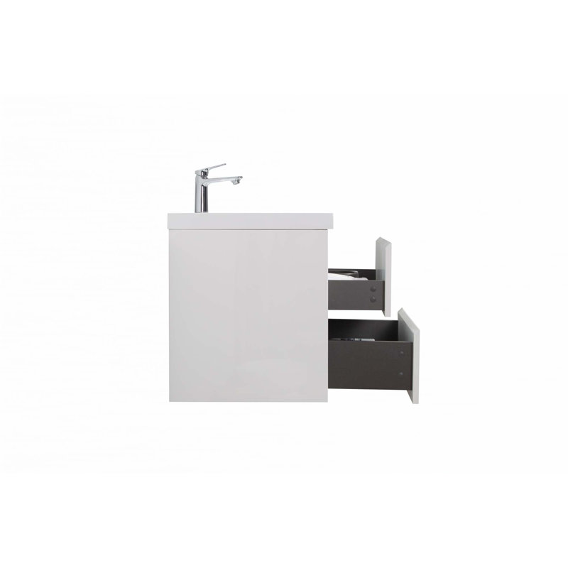 Meuble-lavabo flottant avec lavabo, 24"