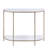 White Marble Top Console Table