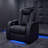 Mixell Leather Home Theater Seating with Cup Holder-517375219