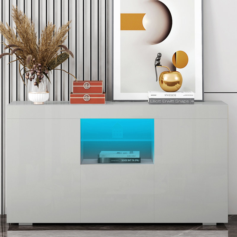 Elbridge 135 Cm Wide Sideboard, Grey