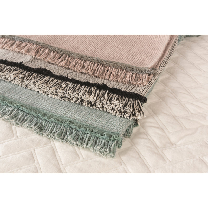 Ensemble de taie décorative 100% coton Eastover, Aqua
