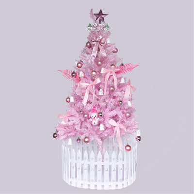 Arbre de Noël 5 pi rose