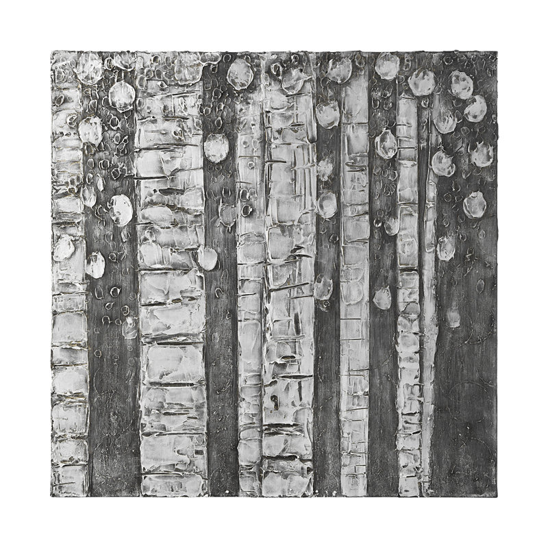 Birch Trees a Framed Art Print