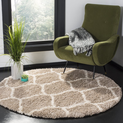 Darrold Shag Performance Geometric Rug