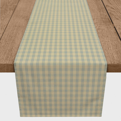 Synn Rectangular Plaid Table Runner