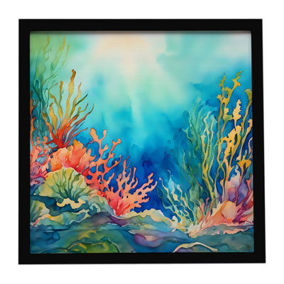 Seaweed, impression sur métal encadrée