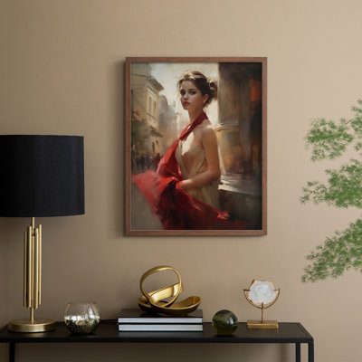 WOMEN Series CDLXIV Framed Print - Solid Wood