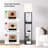 Latitude Run 63" Column Floor Lamp with Outlet and Drawer-2115769203-2065380650