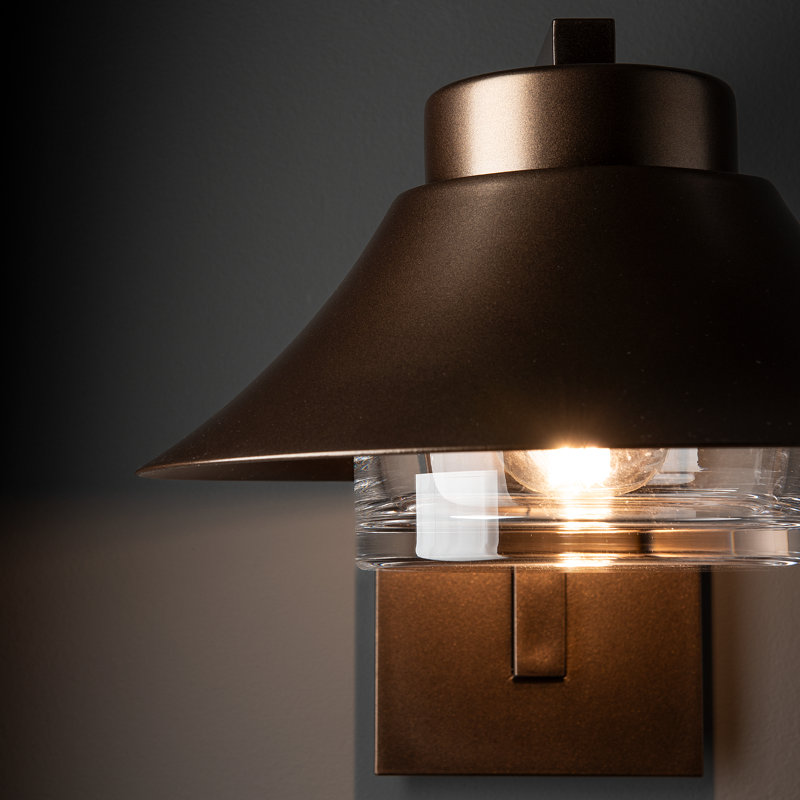 Stowe Outdoor Wall Sconce, 14.8" H x 18.4" W x 20.2" D, Coastal Oil Rubbed Bronze