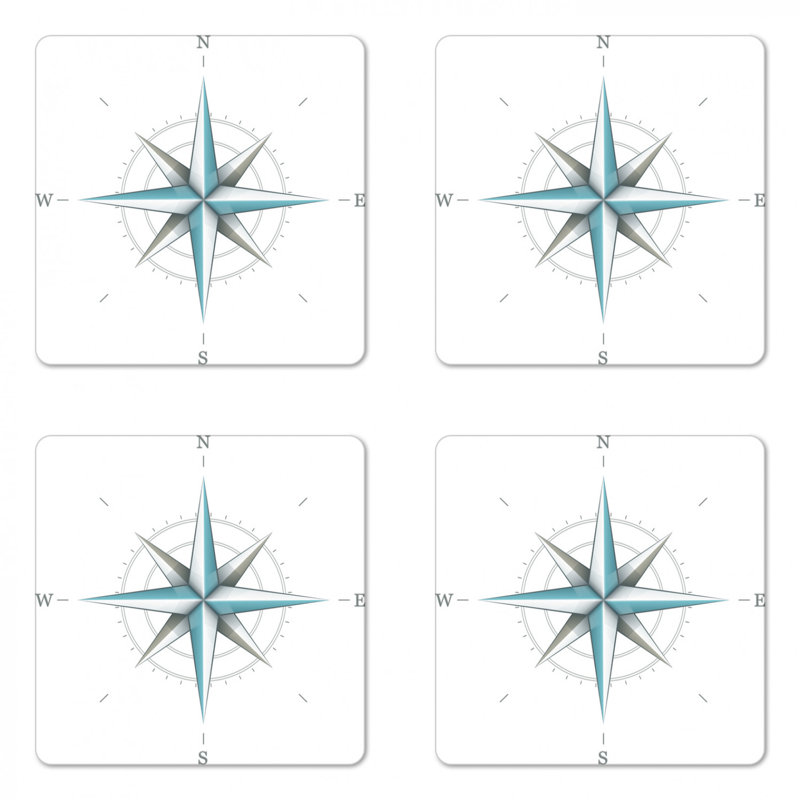 Square 4 Piece Coaster Set