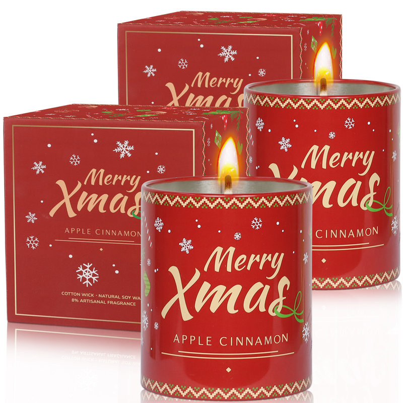 Bougie parfumée de Noël